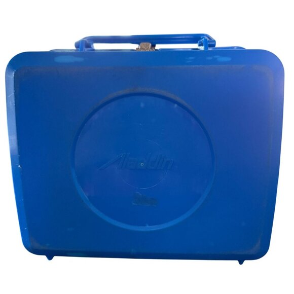 Vintage Ring Raiders Aladdin Lunchbox Thermos 1988 Matchbox Fighter Jets Blue - Picture 3 of 16